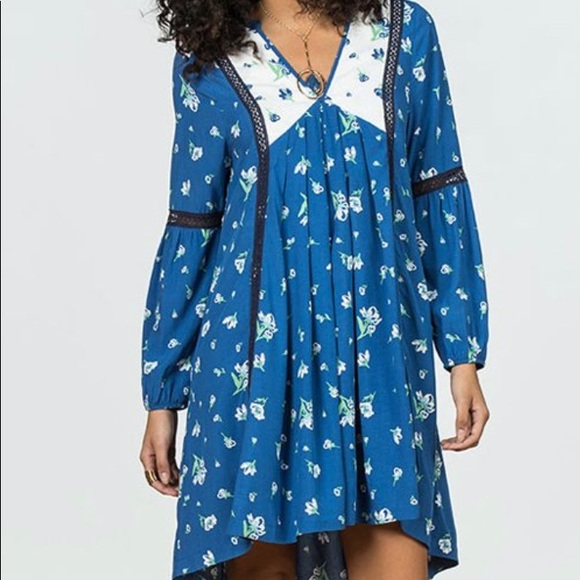 Matilda Jane Blue floral print women’s dress - Picture 8 of 8